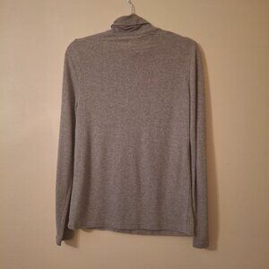 Madewell Silver Turtleneck sz L